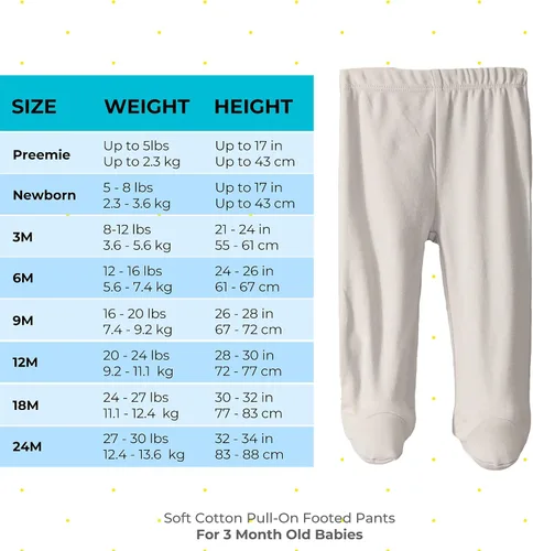 Vista 2 de Spasilk Paquete de 3 pantalones de algodón para bebé niño