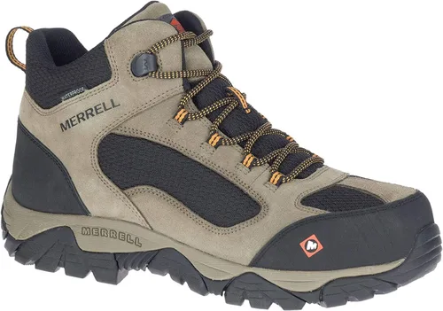 Vista 2 de Merrell - Botas de trabajo para hombre con punta de compresión impermeable