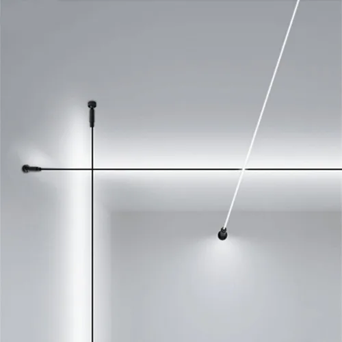 Vista 12 de Skyline - Tira de luz de acero lineal, lámpara de pared lineal, decoración familiar, barra de acero, barra de pasillo, longitud de bricolaje, corte