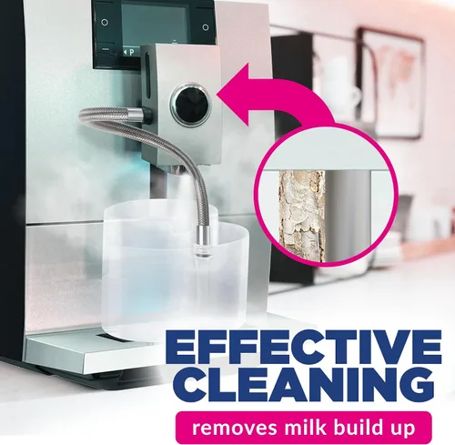 Vista 3 de [45 unidades, botella de 6.35 oz] Tabletas de limpieza del sistema de leche para máquinas de café automáticas, compatibles con máquinas de café