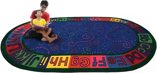 Vista 27 de KidCarpet.com Friends - Alfombra circular completa, redonda de 6 pies Amigos