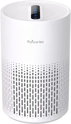 Vista 11 de Purivortex Purificadores de aire para dormitorio, purificador de aire silencioso con filtro HEPA para polen, humo, polvo, caspa de mascotas, olor
