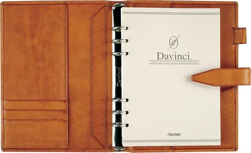 Vista 2 de Raymay Fujii DSA3010A Da Vinci Roloma Classic Personal Organizer, A5, Blue Bule