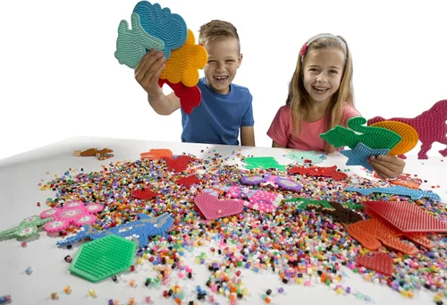 Vista 2 de SES Creative - Tablero de clavijas de cuentas de flores - Actividad de artes y manualidades para niños