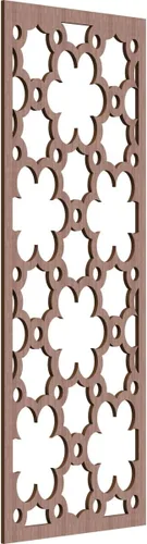 Vista 14 de 9 3/8"W x 24 3/8"H x 1/4"T Southgate Decorativos Paneles De Pared De Madera Calado, Abedul