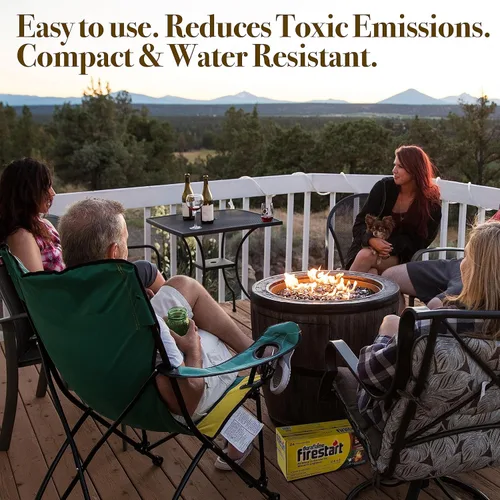 Vista 3 de Duraflame Iniciador de Fuego para Uso en Interiores y Exteriores - Troncos de Ignición Rápida para Barbacoa, Chimenea, Fogata y Campamentos