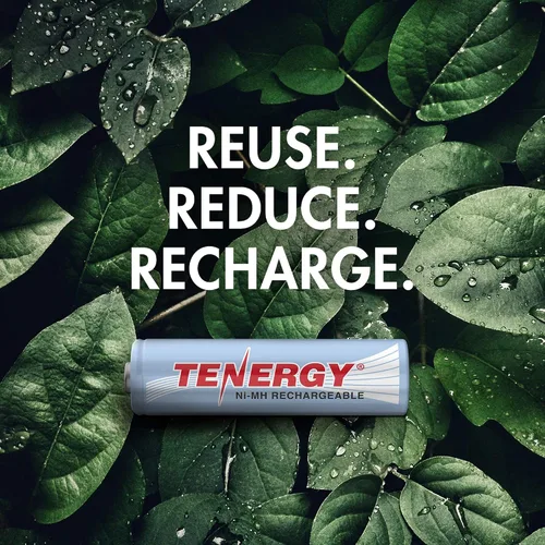 Vista 2 de Tenergy AA 2600 mAh Baterías Recargables NiMH de alta capacidad 24 Pack