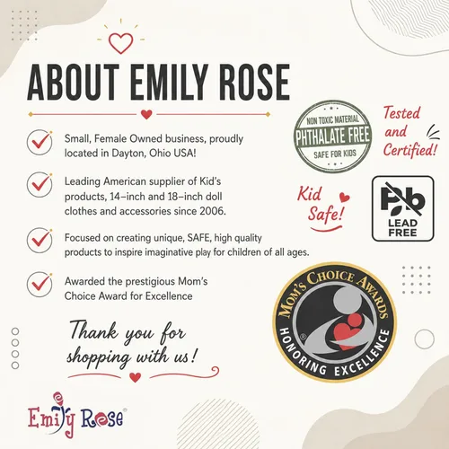 Vista 10 de Emily Rose Conjunto de karate de muñeca de 18 pulgadas - Juego de 11 piezas de Taekwondo Gi con cinturones