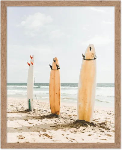 Vista 49 de Poster Master Póster clásico costero, impresión acuática vintage, regalo para artistas, amigos, atrapa las olas, surfistas en el mar, playa, costa