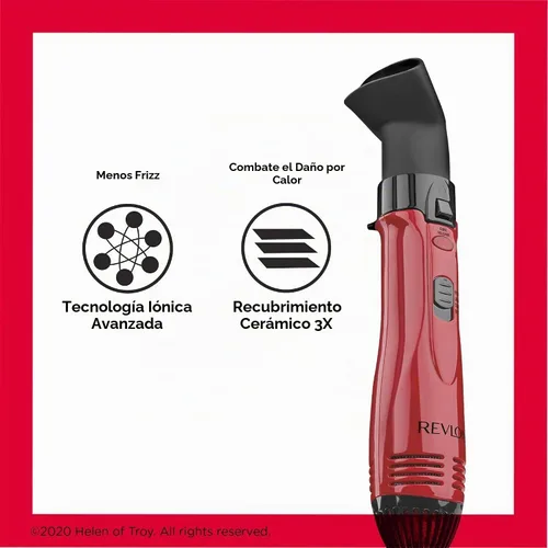 Vista 6 de Kit de Aire Caliente Perfect Style de 1200W Revlon Peinado, Rizado y Volumen, Juego de 3 Piezas