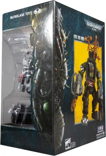 Vista 9 de Warhammer 40,000 Ork Big Mek Mega figura de acción con accesorio