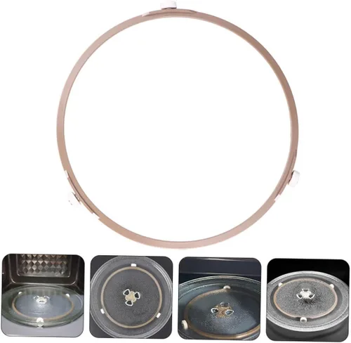 Vista 8 de Anillo giratorio para microondas, placa circular para microondas, anillo giratorio para placa, plástico resistente, instalación simple, suministros