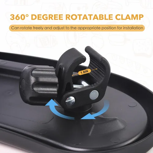 Vista 5 de Bandeja de aperitivos compatible con Nuna, bandeja de aperitivos para cochecito compatible con Nuna, accesorio de bandeja de aperitivos 3 en 1