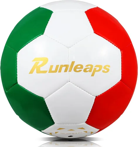 Vista 16 de Runleaps Futsal Ball,Futsal Soccer Ball,Great for Indoor or Outdoor,Low Bounce Size 4 for Training,Playing
