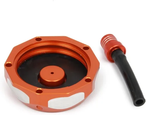 Vista 2 de Tapa de depósito de combustible de Billet – Suzuki RMZ250 05-11 Z250 04-11 DRZ125 03-11 DRZ400 00-04 DRZ400E 00-07 LTR450 400 QUADRACER 06-09 400