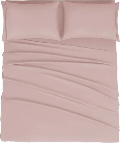 Vista 50 de Mejoroom Juego de sábanas tamaño individual – Sábanas individuales de Hotel Collection – Sábanas y fundas de almohada con sábana bajera de bolsillo