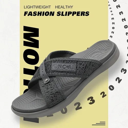 Vista 6 de ONCAI Sandalias cruzadas para hombre, soporte de arco, sandalias deportivas con plantilla ortopédica para fascitis plantar