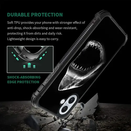 Vista 797 de Funda compatible con iPhone 15, diseño de elefantes africanos, diseño increíble a prueba de golpes, antiarañazos, carcasa trasera de policarbonato