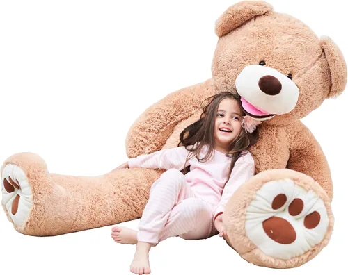 Vista 11 de IKASA - Peluche gigante, oso de peluche gigante Marrón