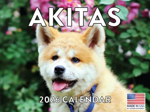 Vista 80 de Calendario mensual de pared Airedale Terrier Dog 2027 rojo (Airedale Terrier)