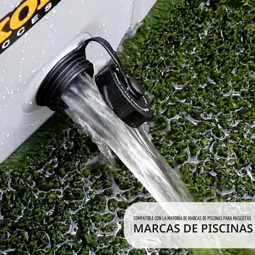 Vista 4 de KOPEKS Tapón de drenaje de repuesto universal compatible con la mayoría de marcas de piscinas de mascotas