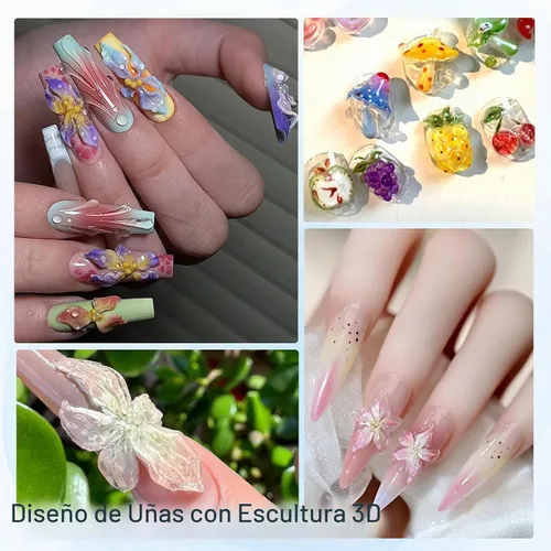 Vista 8 de NAILGIL - Gel 3D para arte de uñas, sin hemas, 3.53 oz de gel sólido constructor para esculpir las manos no pegajosas para extensiones, modelado