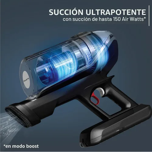 Vista 3 de Rowenta, Aspiradora inalámbrica, aspiradora X-Force Flex 12.60, contenedor de polvo XL de 30.4 onzas, tecnología Flex, detección automática de piso