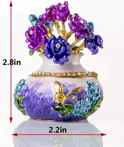 Vista 3 de SVENBEES - Joyero con diseño de rosas