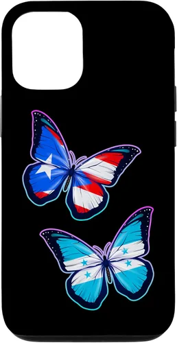Vista 28 de Honduras Puerto Rico bicultural Roots. Butterfly Version Case for iPhone 17