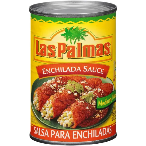 Vista 4 de Salsa para Enchiladas de Chile Verde Las Palmas, Mediana, 10 Onzas