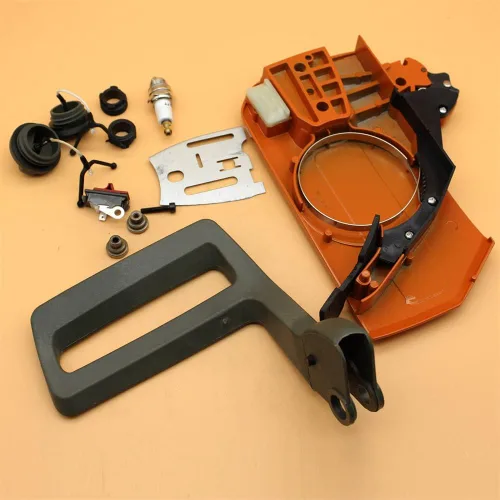 Vista 8 de Kit de placa de barra de cubierta de embrague lateral de freno para Husqvarna 266 268 272 61 66 motosierra 503 73 66 01, 501 81 48 01, 501 51 38 01