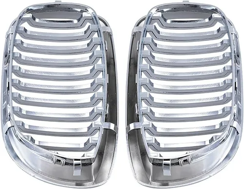 Vista 6 de CORP Para 2003-2006 E46 Serie 3 Coupe Cabriolet 2-Door LCI Facelift 1 par de parachoques delantero izquierdo derecho cromado Parachoques Parachoques
