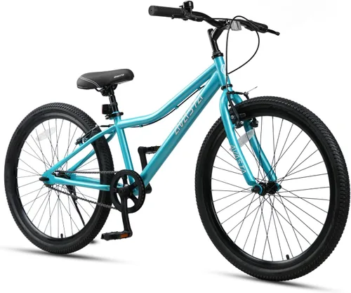 Vista 11 de AVASTA Bilbo 18 20 24 Inch Kids Bike for Boys Girls 5-14 Years Old, Retro Style High Carbon Steel Bicycle with Adjustable Handlebars and Seat, Dual