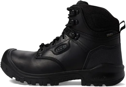 Vista 8 de KEEN Utility Botas de trabajo Independence de 6 pulgadas con punta compuesta impermeable para hombre Negro (Dark Earth/Black)
