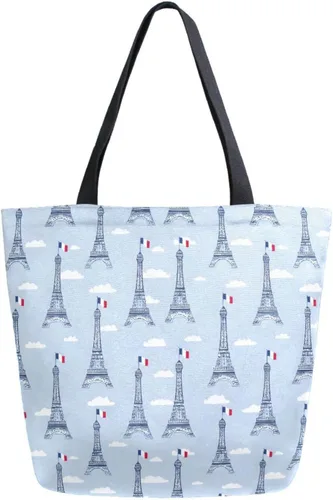 Vista 23 de SUABO Bolsa de asas de cocina reutilizable para comestibles, bolsa de compras de lona para exteriores Cactus