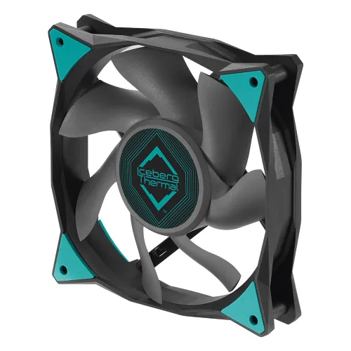 Vista 4 de Iceberg Thermal IceGALE 4.724 in PWM Premium Case Fan (negro)