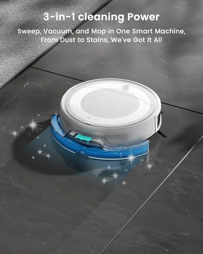 Vista 6 de Lefant M310 Ultra Robot Vacuum and Mop, 6000Pa Suction-Slim Robotic Cleaner with ToF LiDAR Navigation, Accurate Obstacle Avoidance, WiFi/App/Alexa