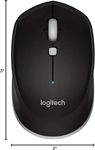 Vista 9 de Logitech Ratón Bluetooth M535 - Óptico - Inalámbrico - Bluetooth - Negro - 1000 dpi - Computadora - Inclinación