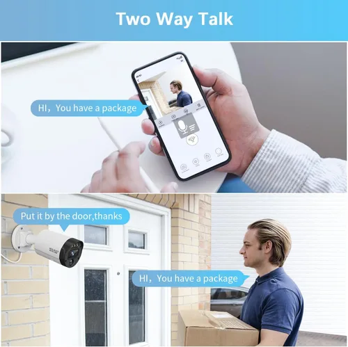 Vista 3 de Sistema de cámara de seguridad PIR POE (5 MP - Cámaras 1 TB 1)