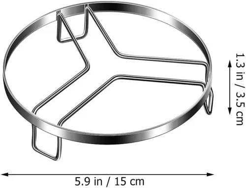 Vista 3 de Stainless Steel Steamer Rack Insert for Cooking Pot