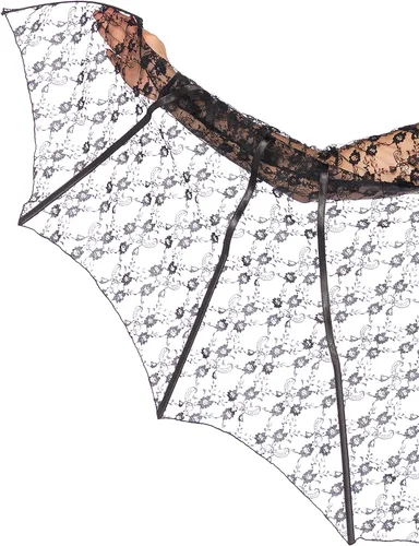 Vista 5 de Leg Avenue - Disfraz de murciélago para mujer (3 piezas)