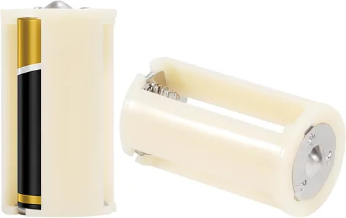 Vista 5 de 6 piezas de convertidor de batería de 3 pilas AA a D en paralelo, adaptador, soporte, convertidor de 3 AA a 1 D, conmutador de conversión, caja