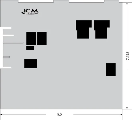 Vista 6 de ICM controles ICM281 Horno control repuestos para modelos OEM incluyendo Carrier CES0110057-xx series paneles de control
