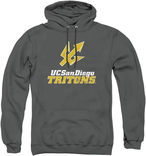 Vista 21 de Distressed College Primary Logo Adult Pullover Hoodie Collection 1 Universidad Estatal de Albany