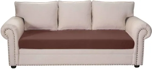 Vista 40 de MBROS Funda de cojín elástica para sofá de 2 cojines, protector de muebles de 1 pieza, funda de cojín para sofá, funda de cojín, color negro