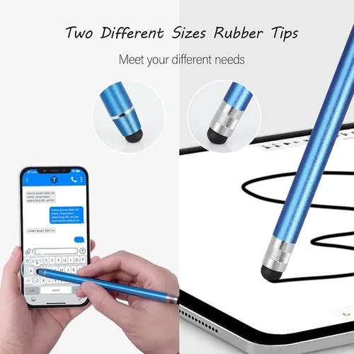 Vista 2 de Abiarst - Bolígrafos capacitivos para pantallas táctiles, lápiz capacitivo de alta precisión para iPad, iPhone, tabletas, Samsung Galaxy todos