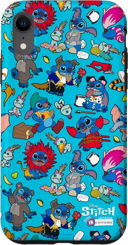 Vista 24 de iPhone 16 Disney 100 Stitch in Costume Disney Characters and Scrump Case