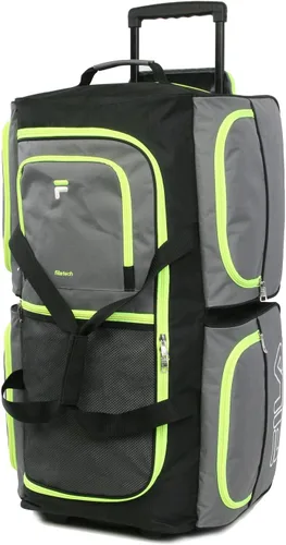 Vista 11 de Fila Bolsa de lona grande con 7 bolsillos, gris, lima, (GreyNeon Lime), Bolsa de lona grande con 7 bolsillos