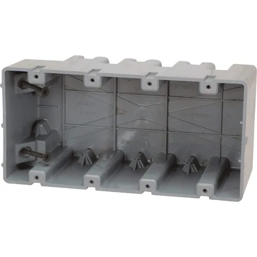 Vista 22 de Southwire MSBMMT1G Caja de dispositivo de montaje múltiple de 1 banda con profundidad ajustable; resistente 42 libras