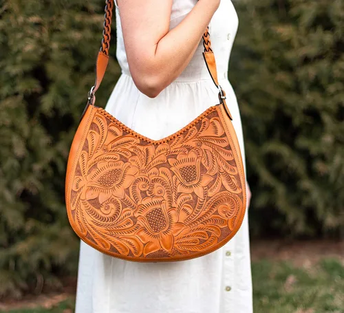 Vista 2 de Mauzari Sonoma - Bolso de mano grande de piel con herramientas para mujer